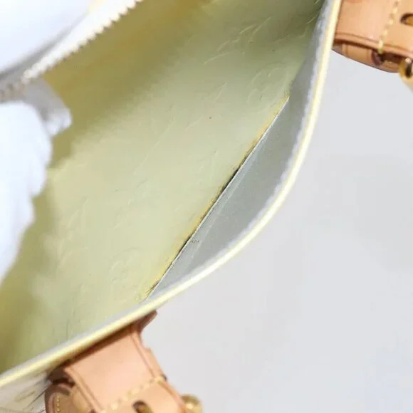 LOUIS VUITTON Monogram Vernis Rosewood Avenue Hand Bag Perle M93508 Auth hk3143 - Picture 13 of 16